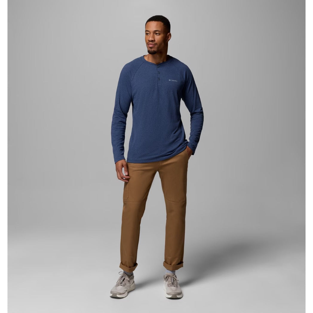 COLUMBIA - THISTLETOWN HILLS RAGLAN HENLEY | Dark Mountain Heather