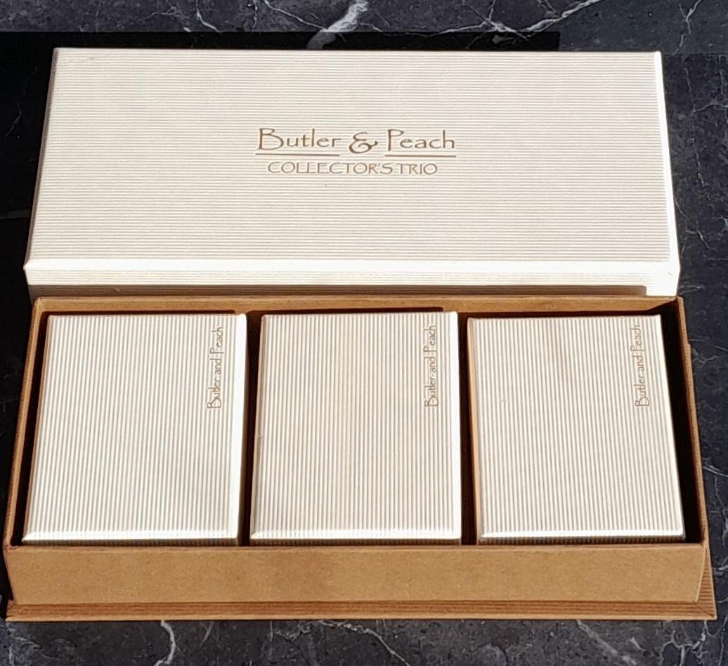 Butler & Peach Cats Trio