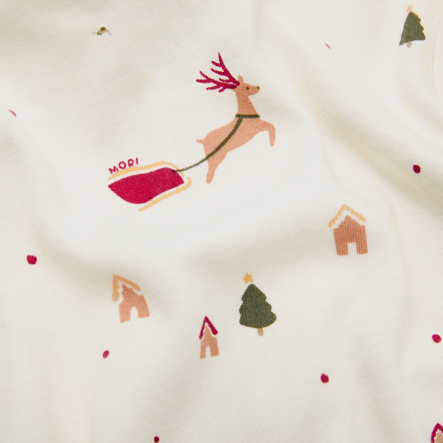 Festive Print Clever Zip Sleepsuit
