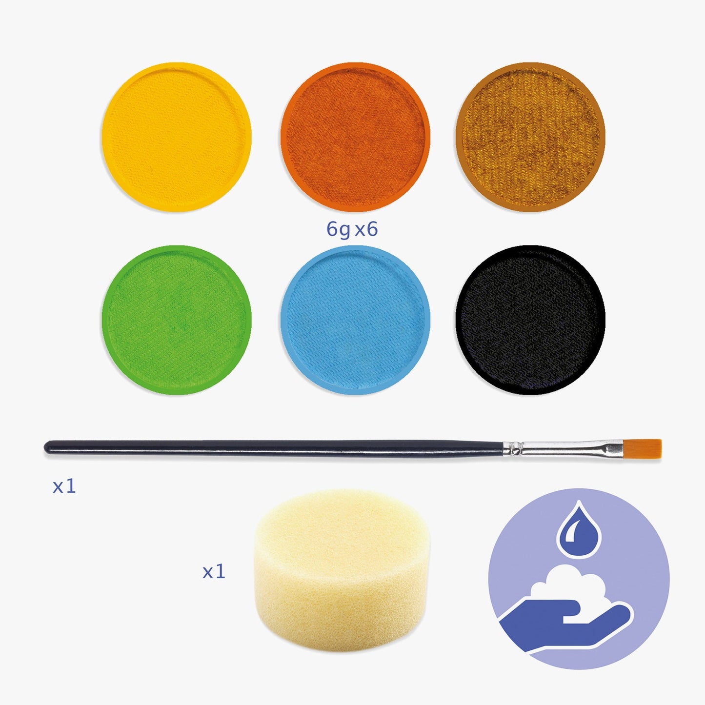 Djeco Face Paint Set Nature
