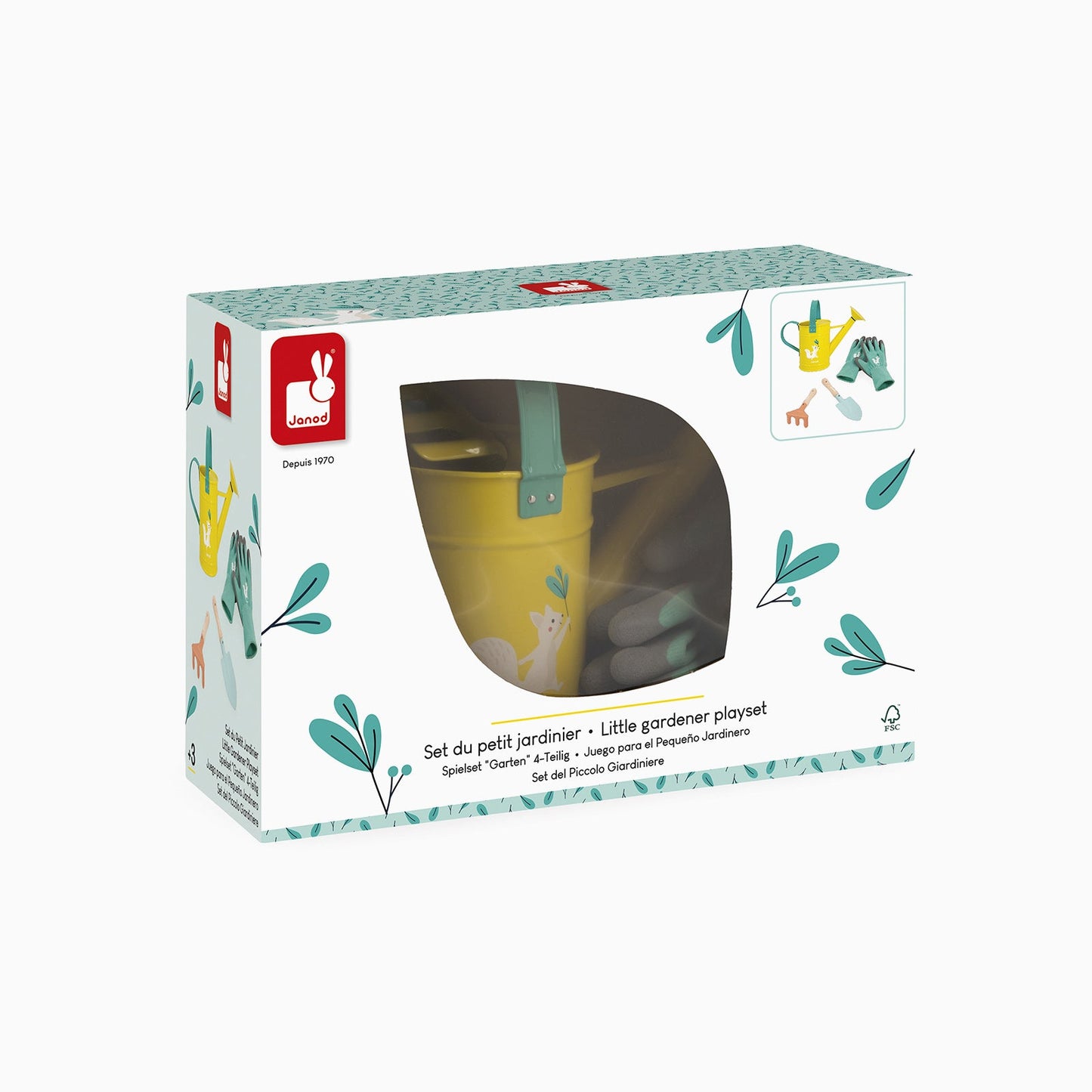 Janod Little Gardener Playset - Happy Garden