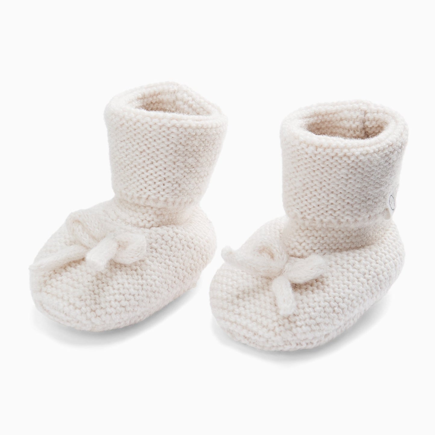 Booties with Tie - Ecru