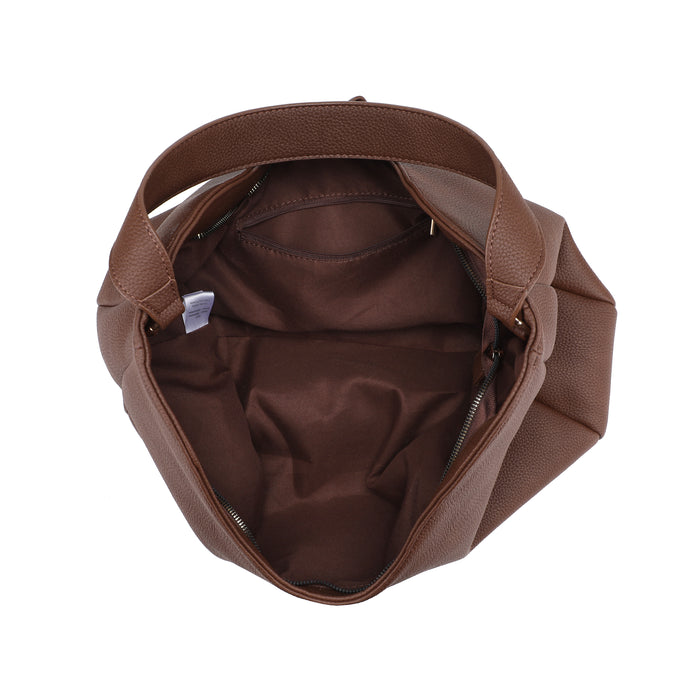 Braided accent hobo bag wholesale