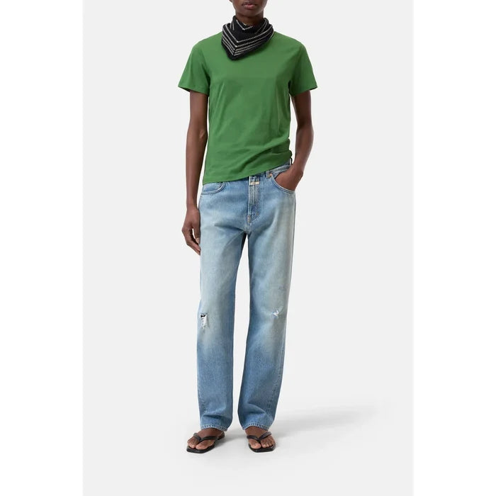 Closed T-Shirt Made of Organic Cotton in Matcha Green