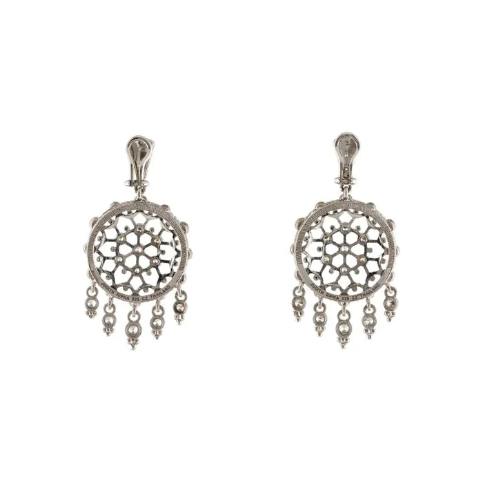 Judith Ripka Cubic Zirconia Chandelier Earrings
