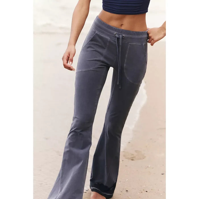 Free People New Flow Flares in Vintage Indigo