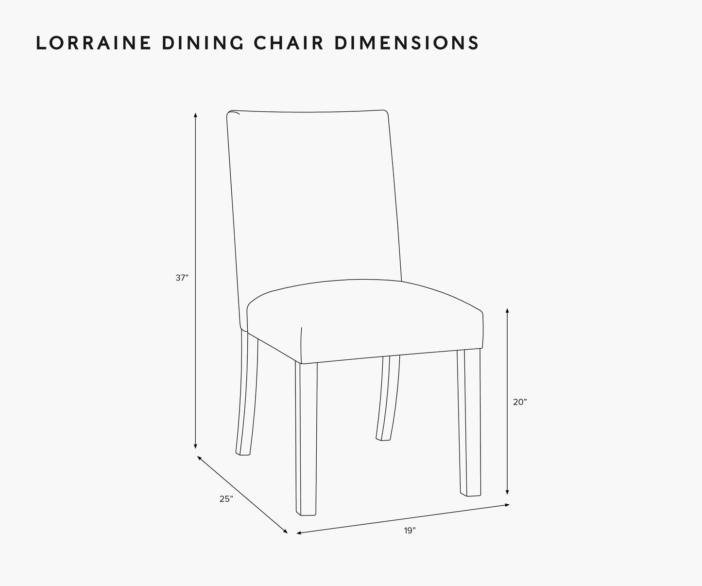 Lorraine Dining Chair - Dahlia