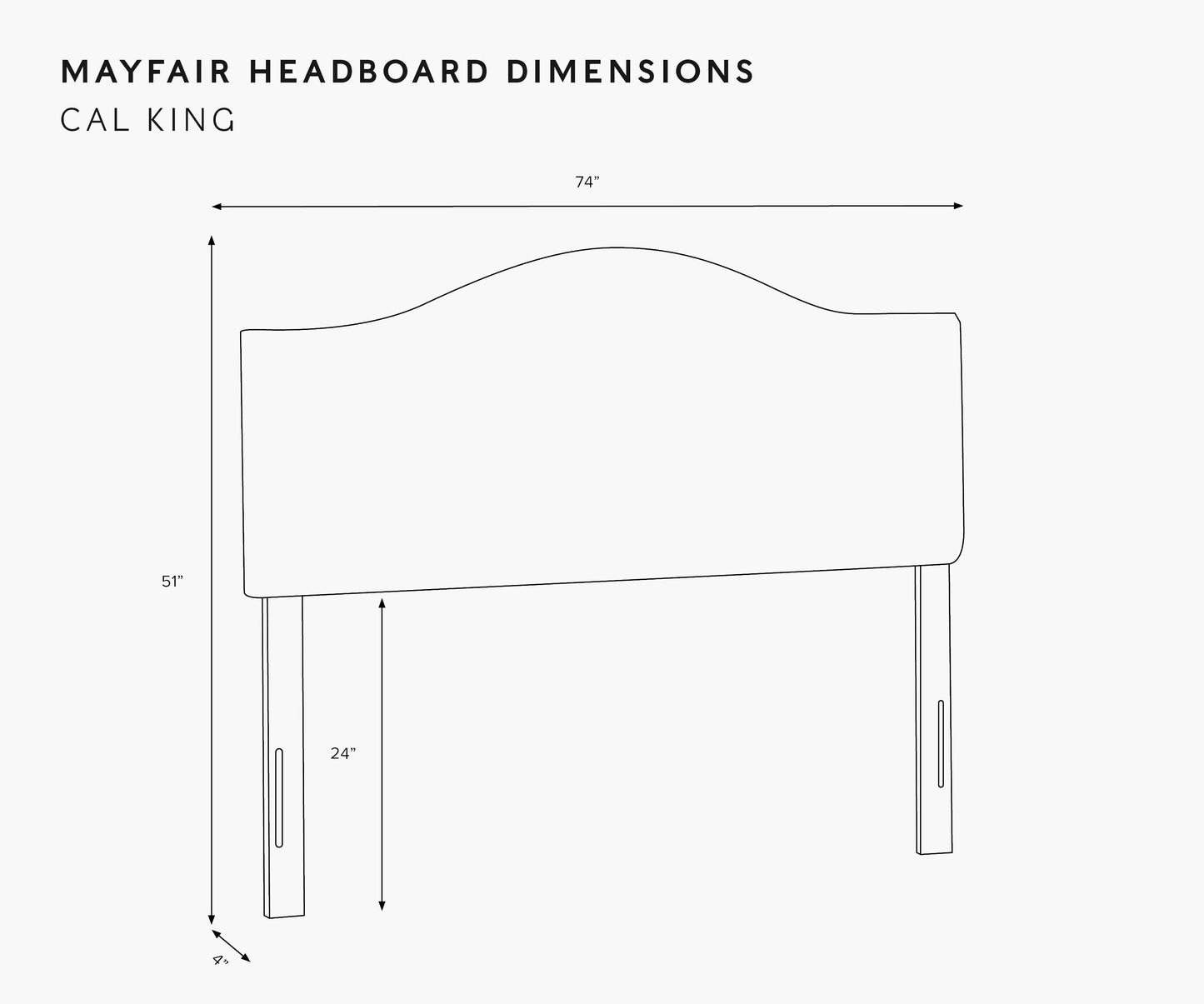 Mayfair Headboard - Bramble
