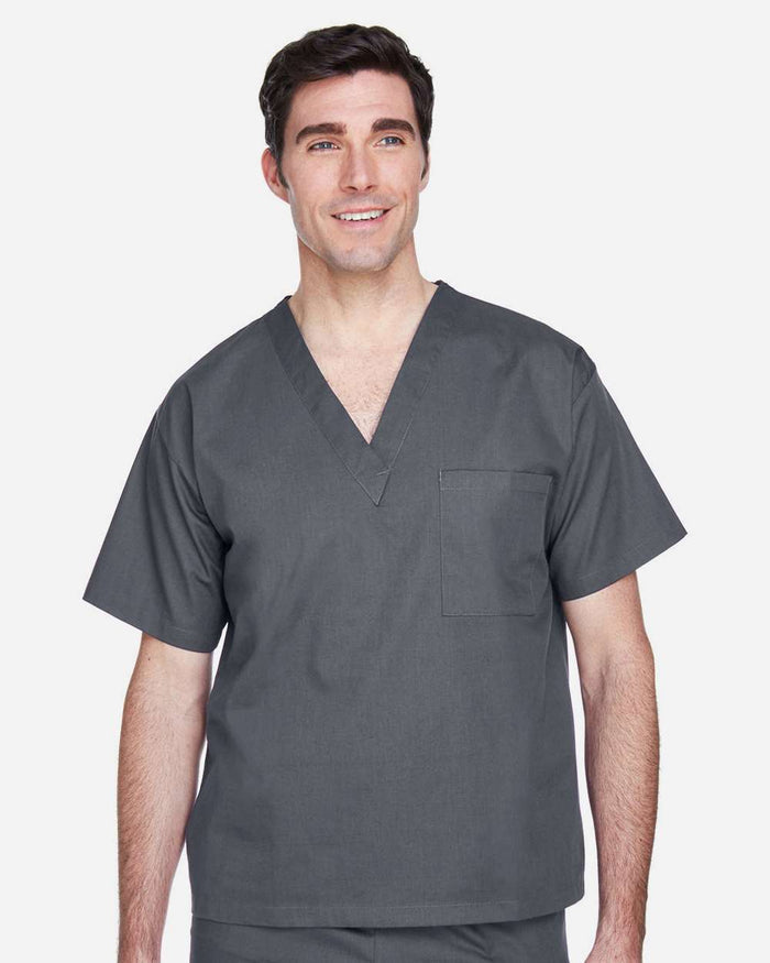 Harriton Adult Restore Unisex V-Neck Scrub Top. M897