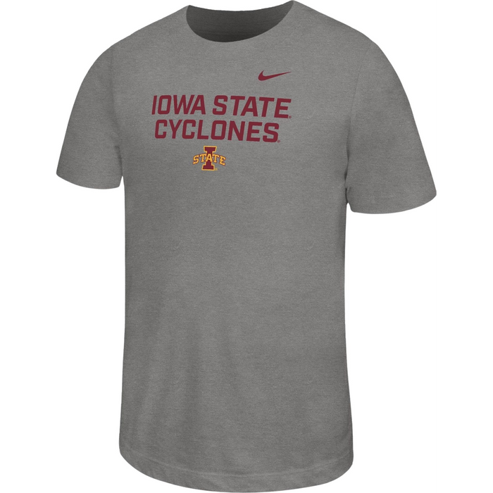 Iowa State Cyclones Kids Grey Nike Short Sleeve T-Shirt