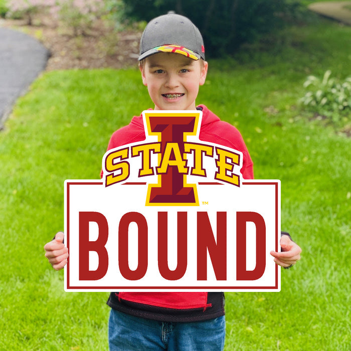 Iowa State Cyclones Logo Bound Lawn Sign