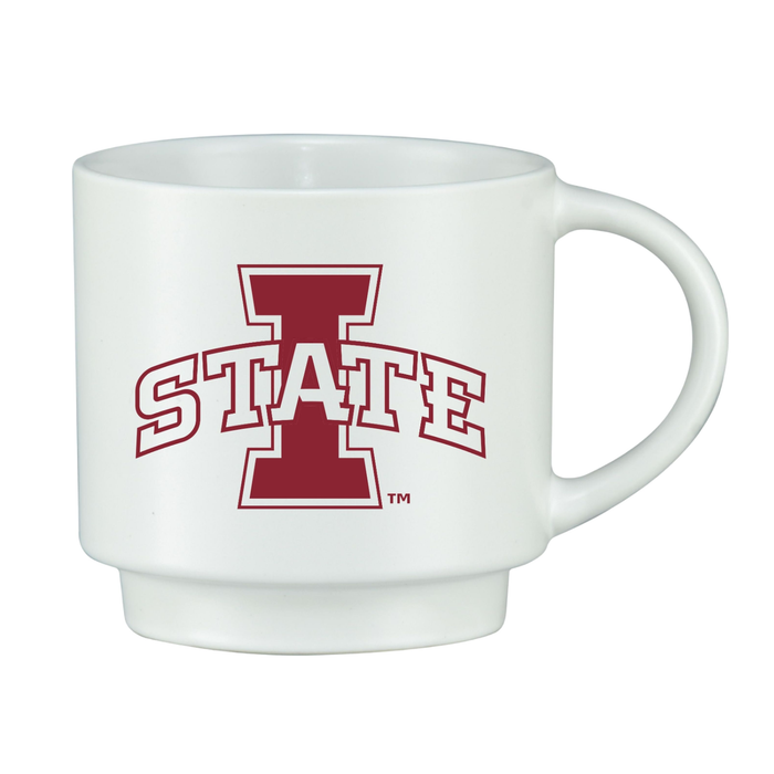 Iowa State Cyclones White 14oz. Logo Mug
