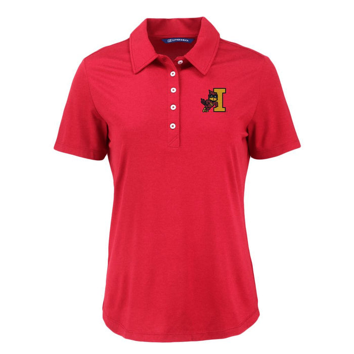 Iowa State Cyclones Women's Coastline Polo Leaning Cy logo
