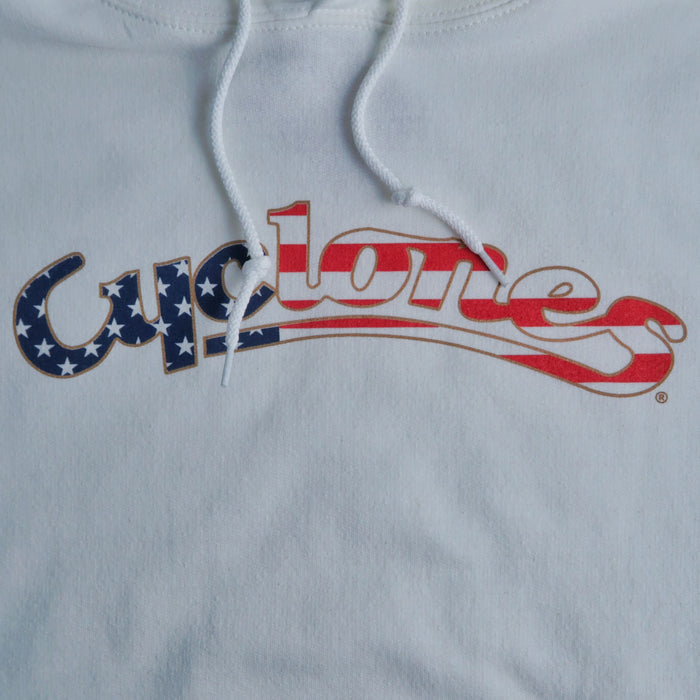 Iowa State Hoodie Patriotic Script Cyclones