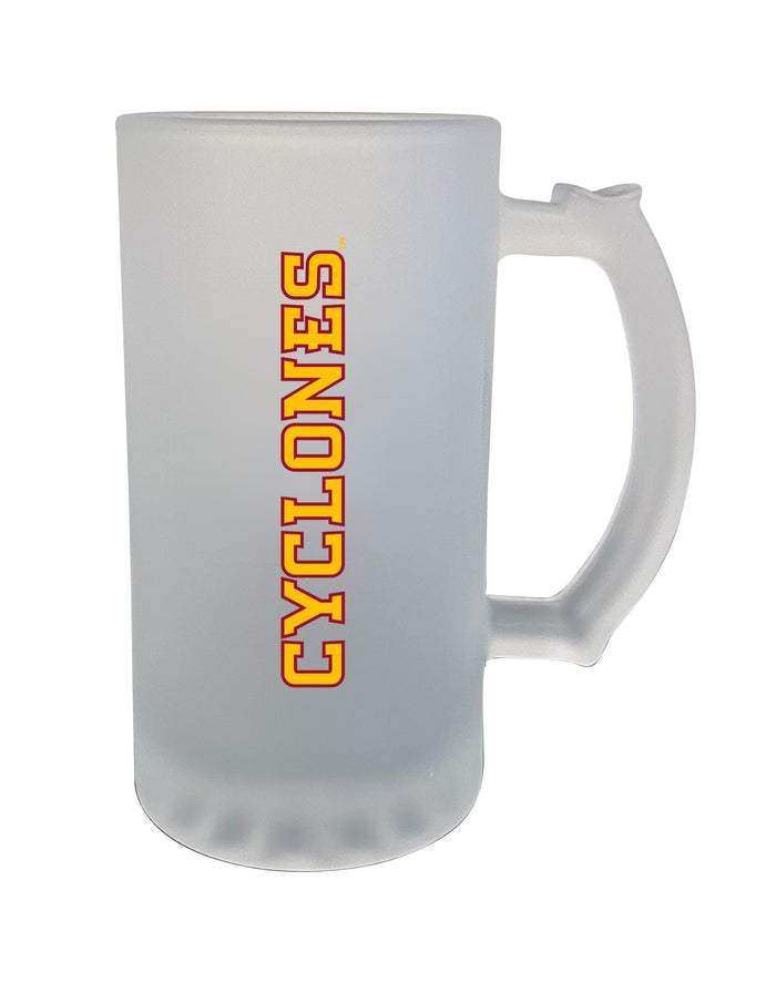Iowa State Mug 16oz Frosted Glass