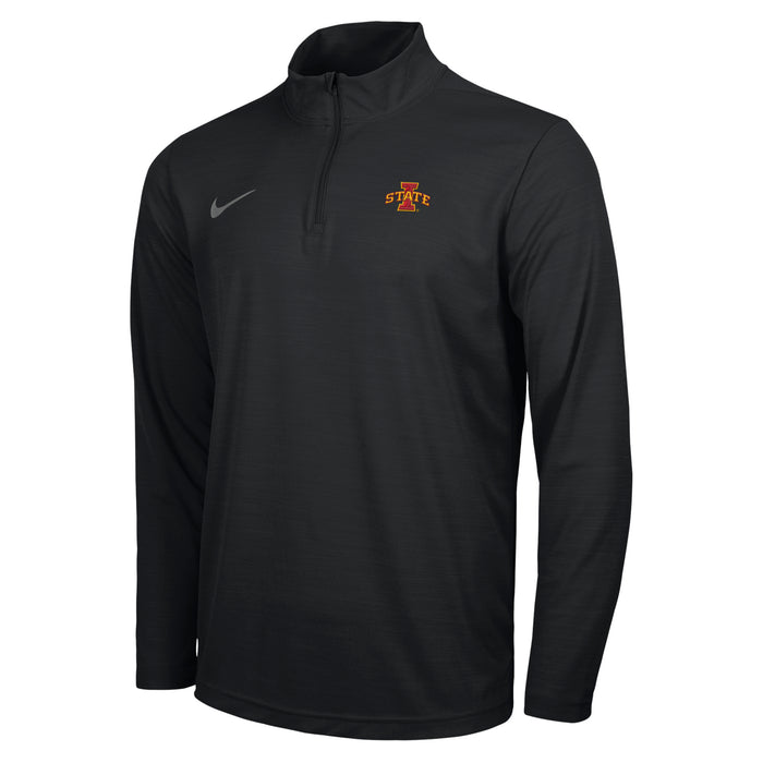 Iowa State Quarter-Zip Men's Black Nike Pullover