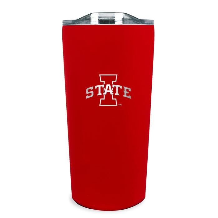 Iowa State Tumbler Red 18oz Etched Logo