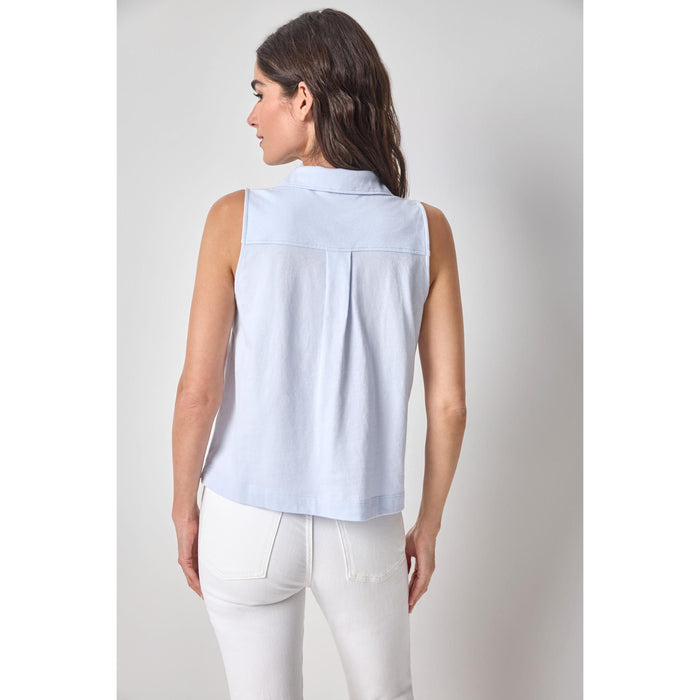 Lilla P Organic Sleeveless Top in Hydrangea