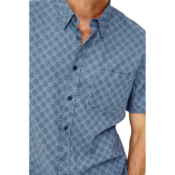 Rails Carson Shirt in Bloom Batik Peach