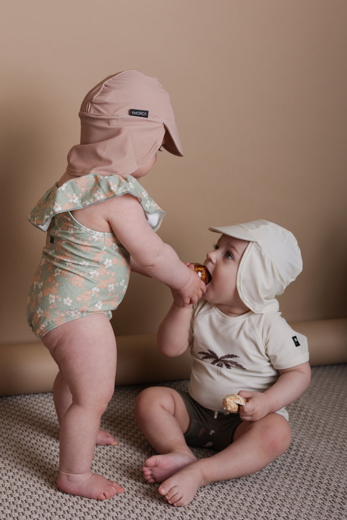 UPF50+ Baby Sun Cap - Sage