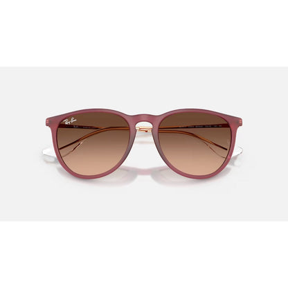 RAYBAN - ERIKA | Polished Rubber Violet w/ Pink Gradient Brown