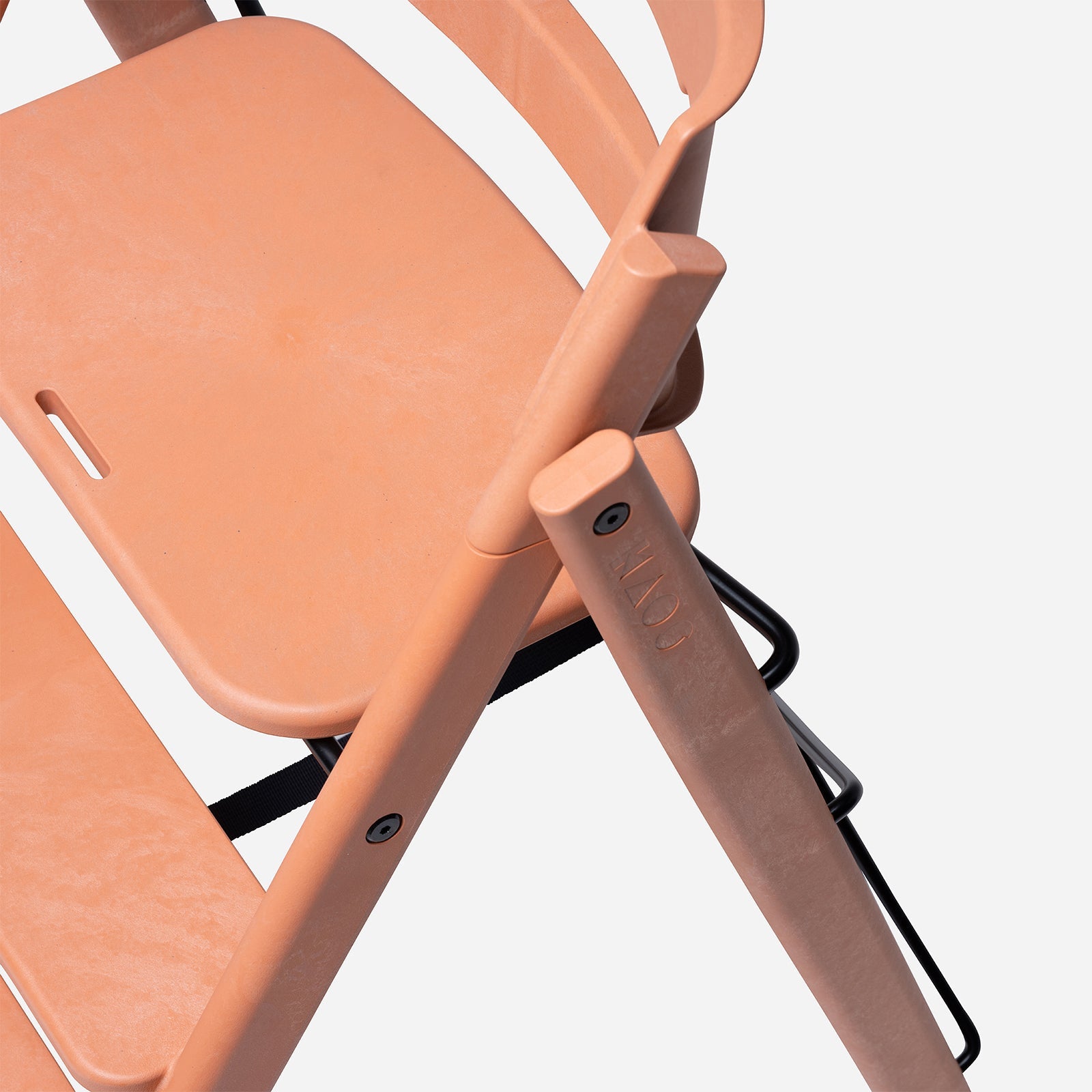 KAOS Klapp Recycled High Chair - Terracotta Pink