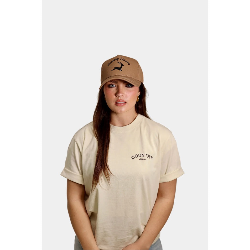 COUNTRY LIBERTY - SOLID DEER HAT | Brown
