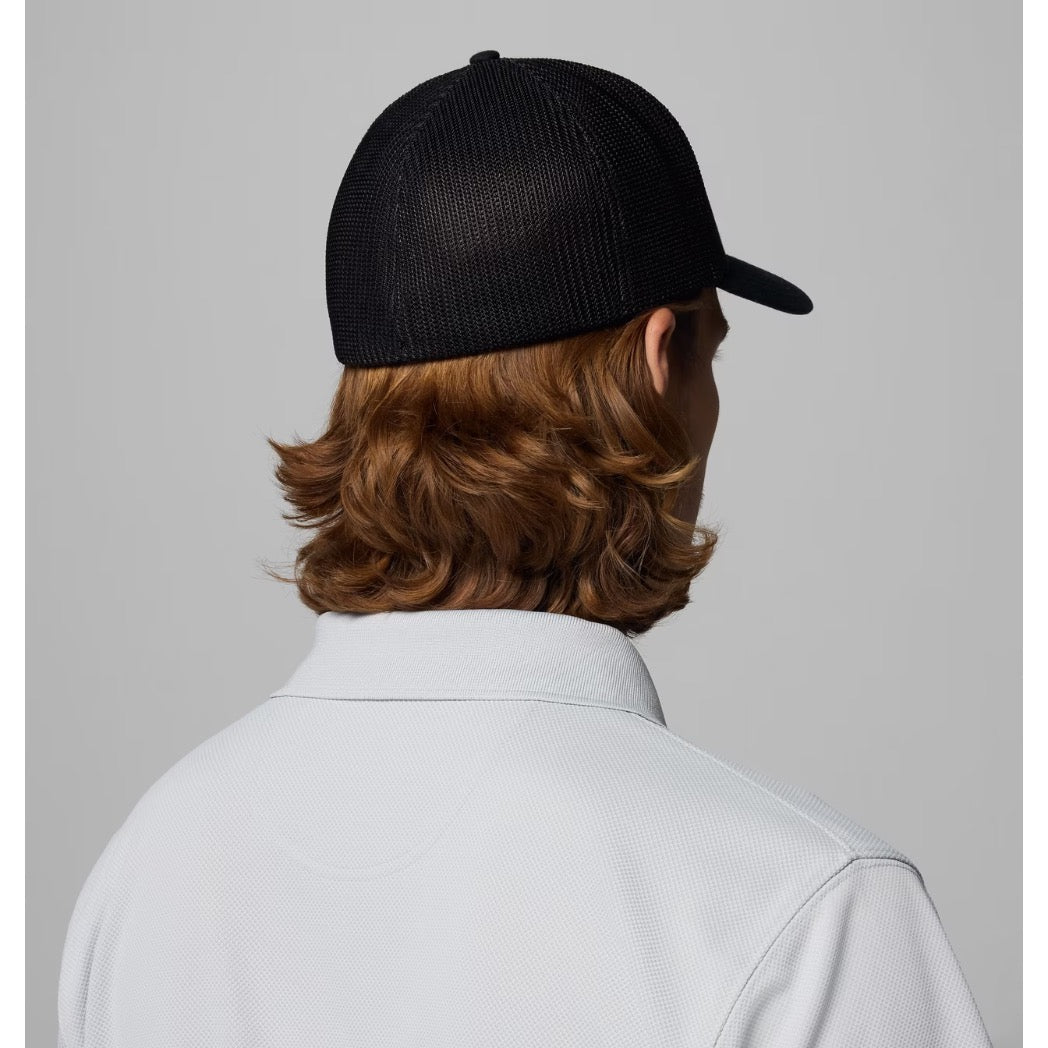 COLUMBIA - MESH BALL CAP | Black w/ White