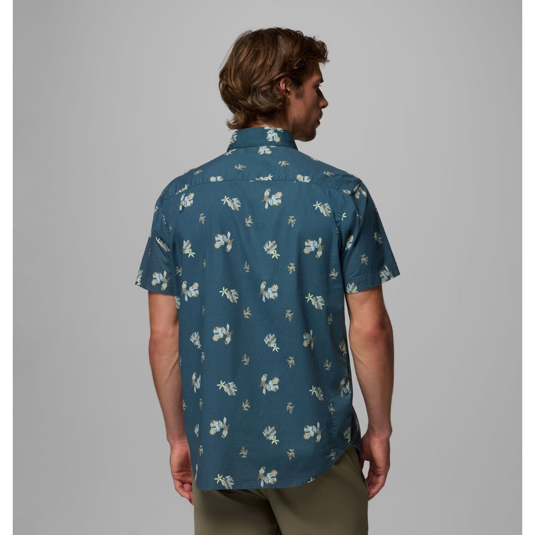 COLUMBIA - RAPID RIVERS SHORT SLEEVE SHIRT | Everblue/Macaws
