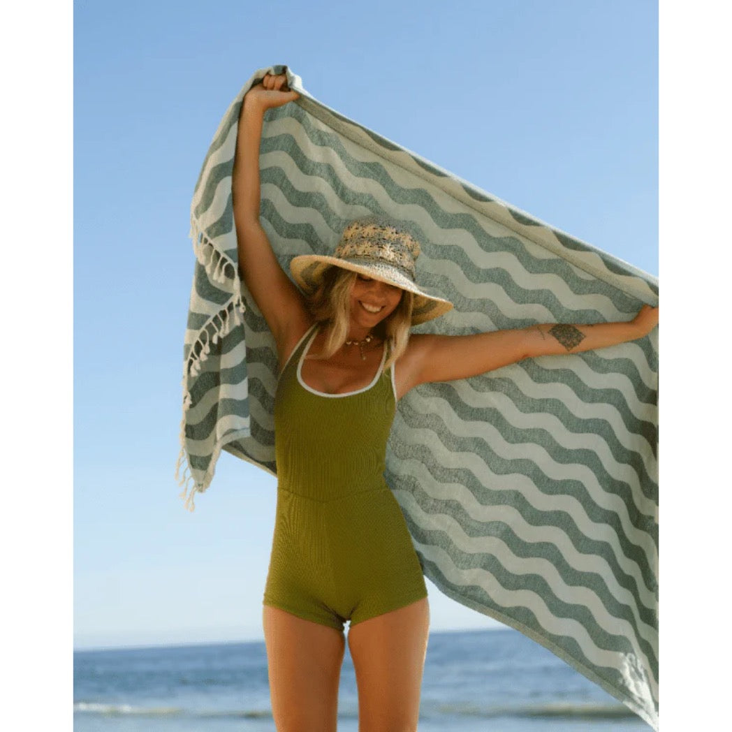 SANDCLOUD - TOWEL | Rumble Waves - Teal