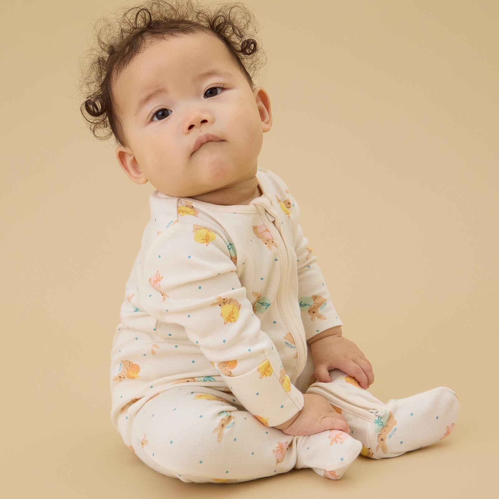 Bunny Clever Zip Sleepsuit