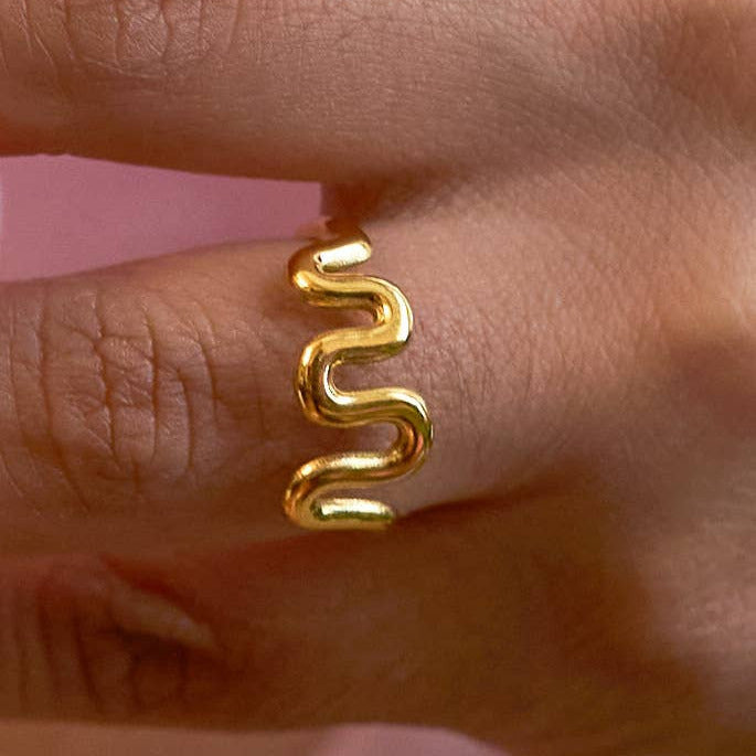 Alma Ring - 18K Gold Plated