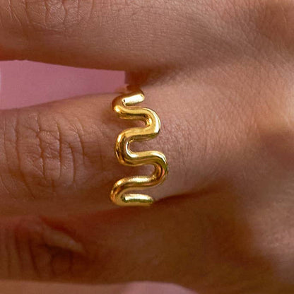 Alma Ring - 18K Gold Plated