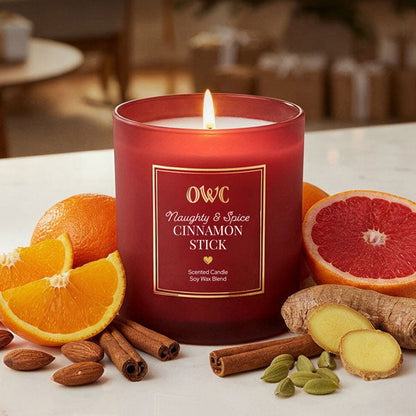 Naughty & Spice Cinnamon Stick Candle
