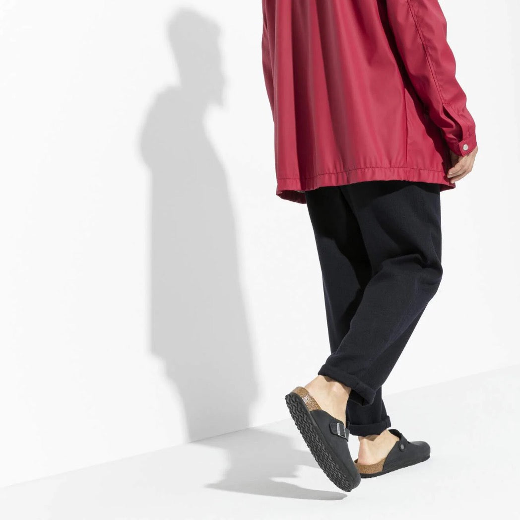 BIRKENSTOCK - BOSTON OILED LEATHER | Black