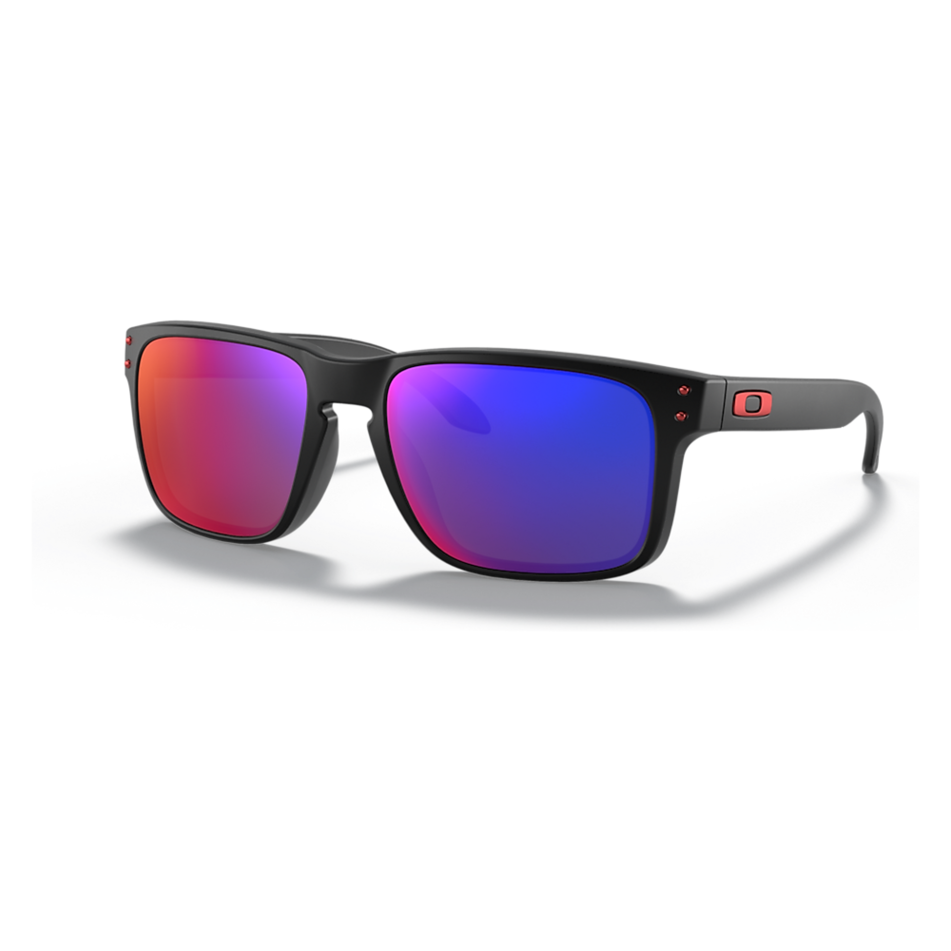 OAKLEY - HOLBROOK | Matte Black w/ + Red Iridium