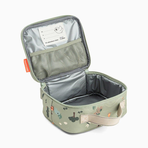 Done by Deer Tiny Insulated Lunch Bag 2.8l - Tiny Trails Green