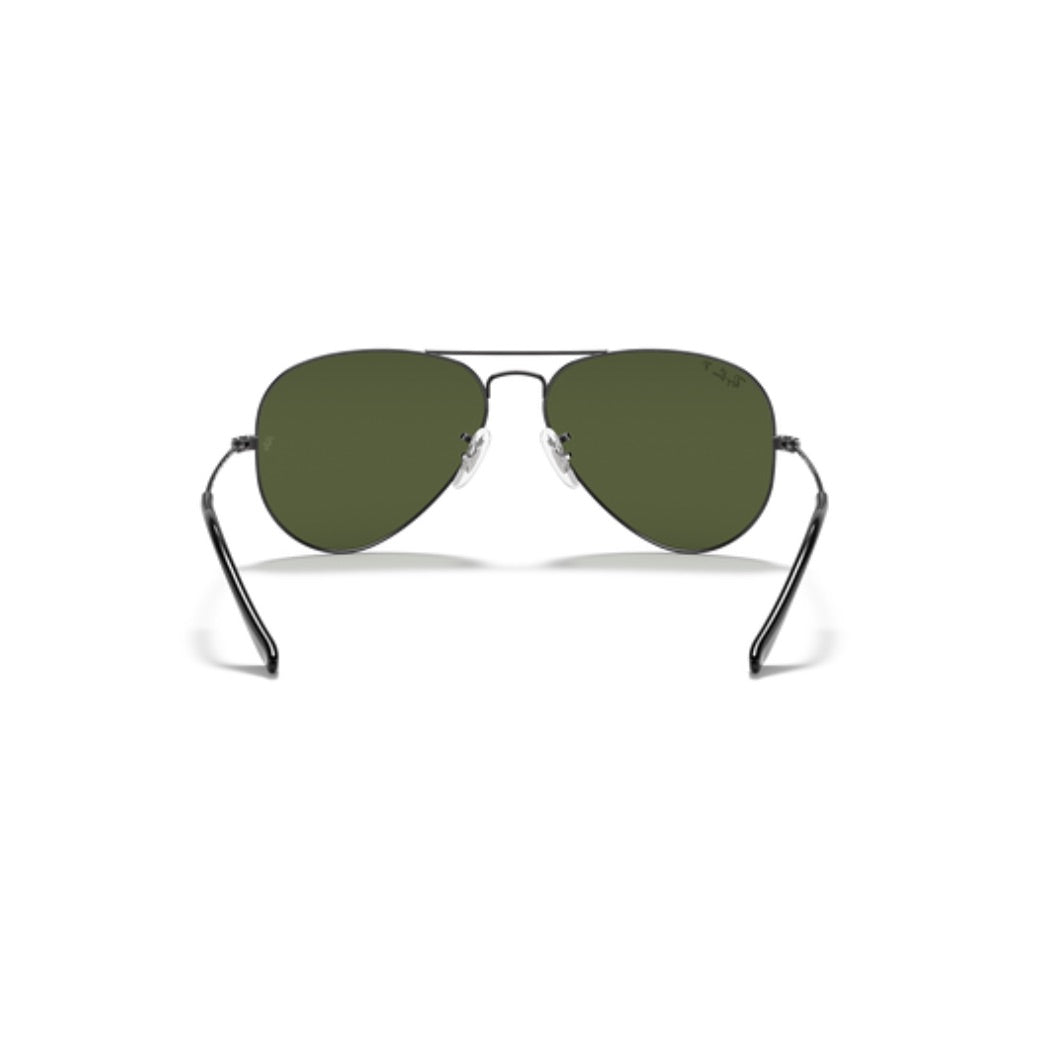 RAYBAN - AVIATOR | Gunmetal w/ Green Polarized