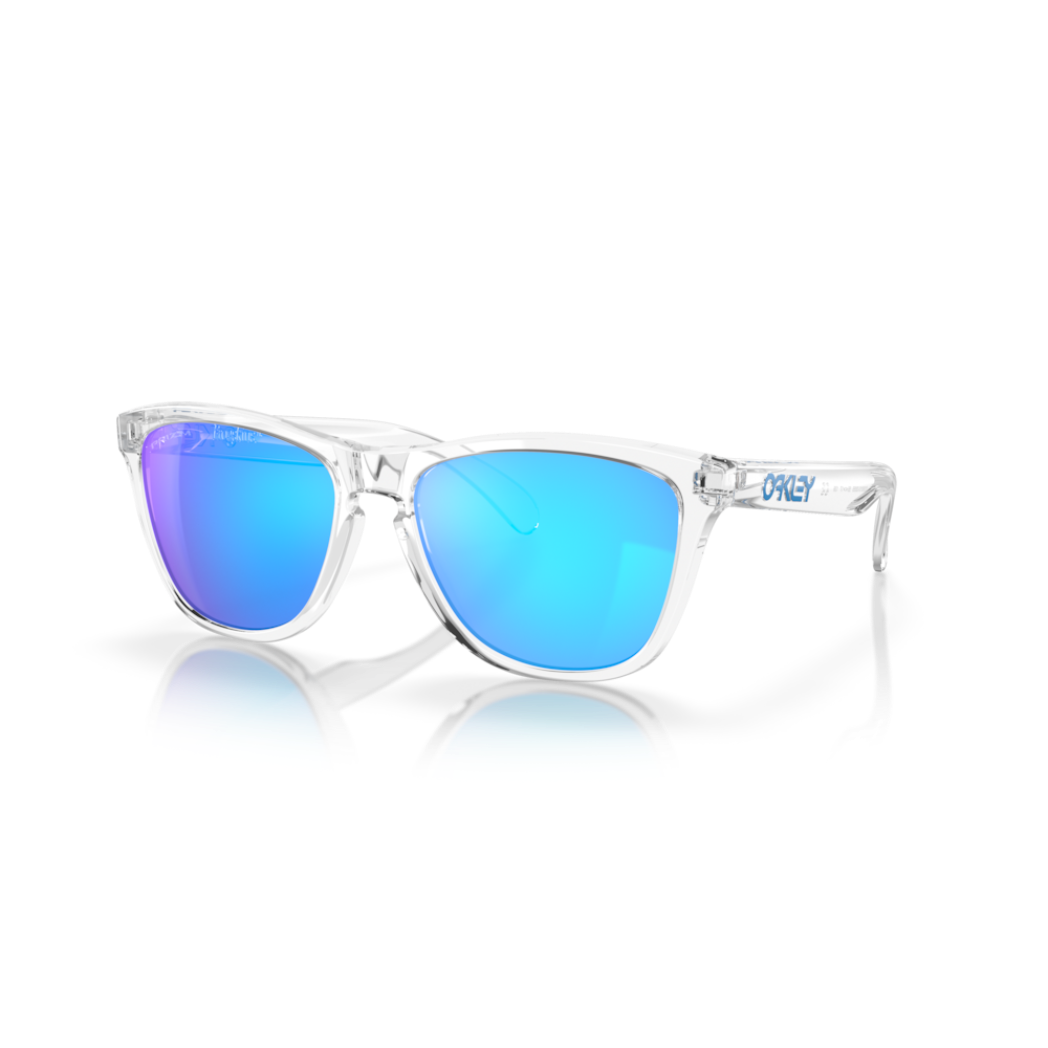 OAKLEY - FROGSKINS | Clear w/ Prizm Sapphire