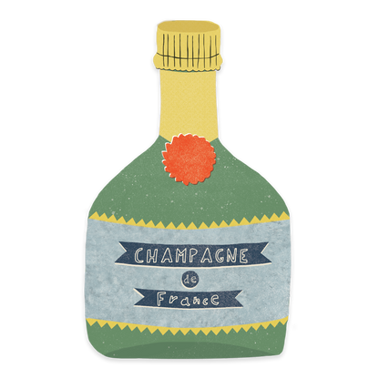 Champagne sticker