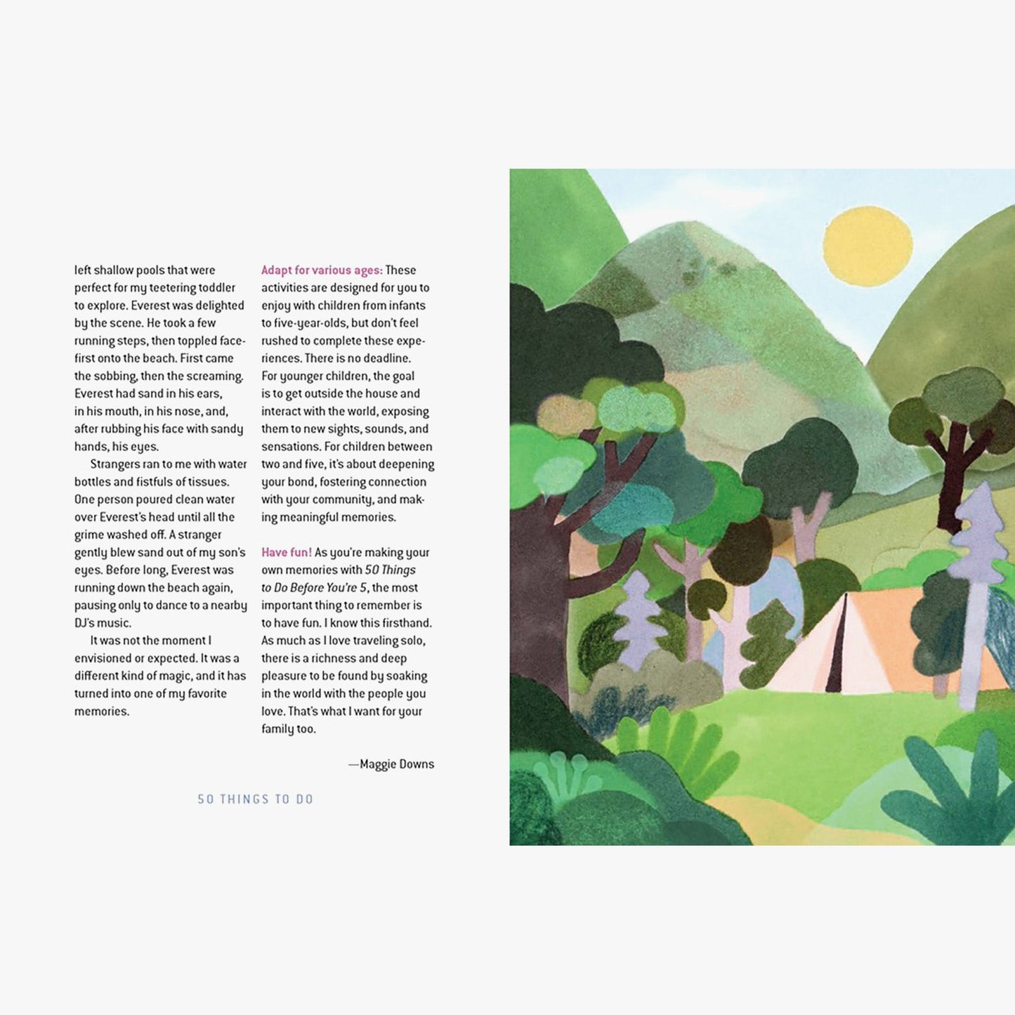 50 Things to Do Before You're 5 Journal