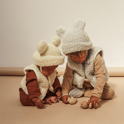BINIBAMBA Merino Wool Snugglevest - Cloud
