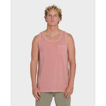 BILLABONG - ESSENTIALS POCKET WAVE WASHED PREMIUM TANK | Ash Rose