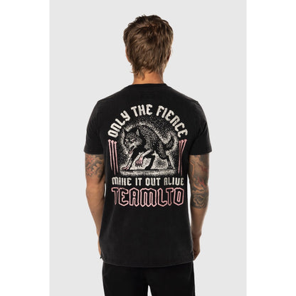 TEAMLTD - ONLY THE FIERCE TEE | VINTAGE BLACK