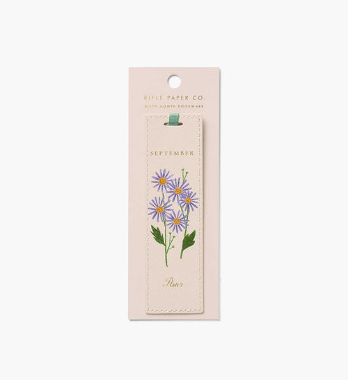 Birth Month Bookmark - September