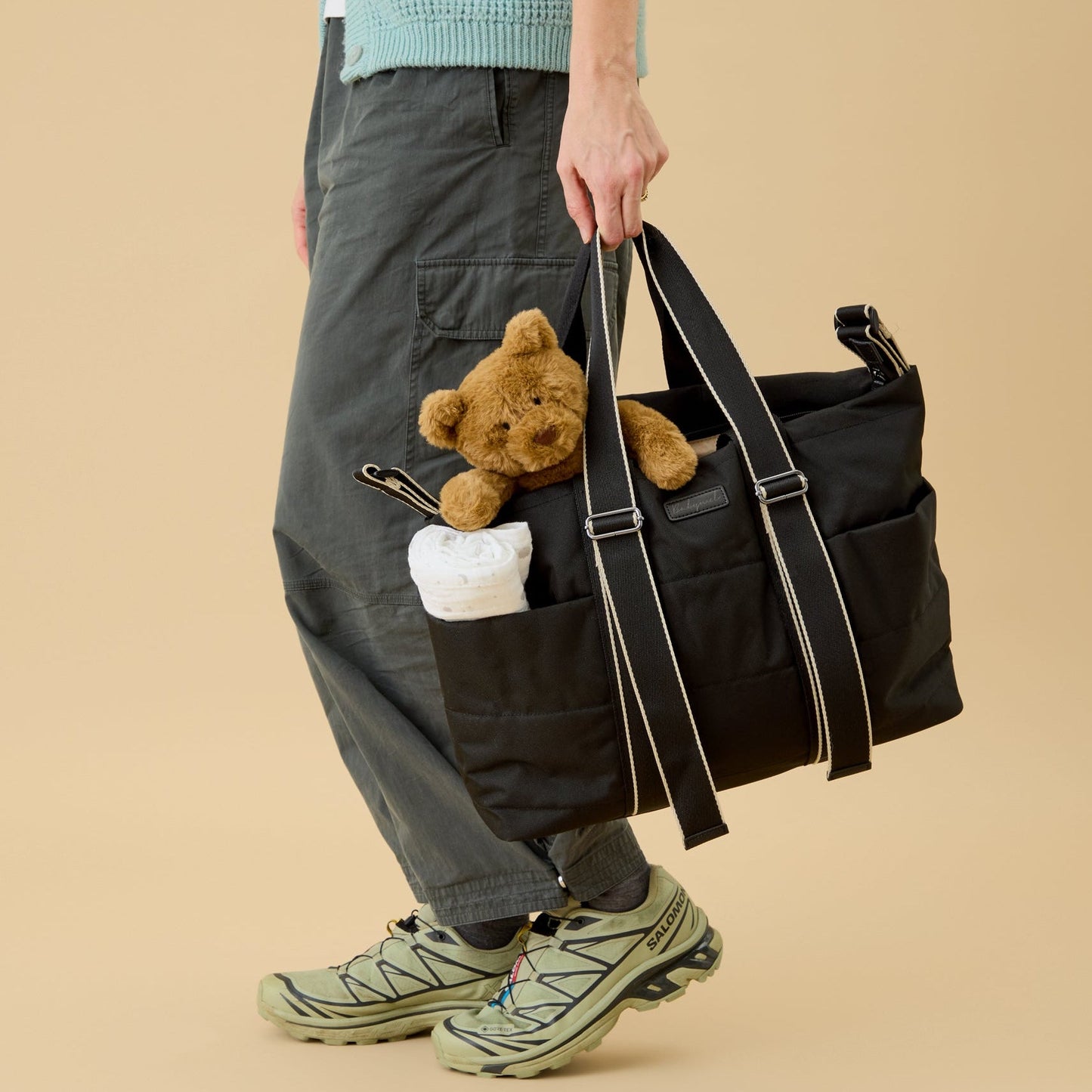 Babymel Sammi Eco Convertible Backpack - Black
