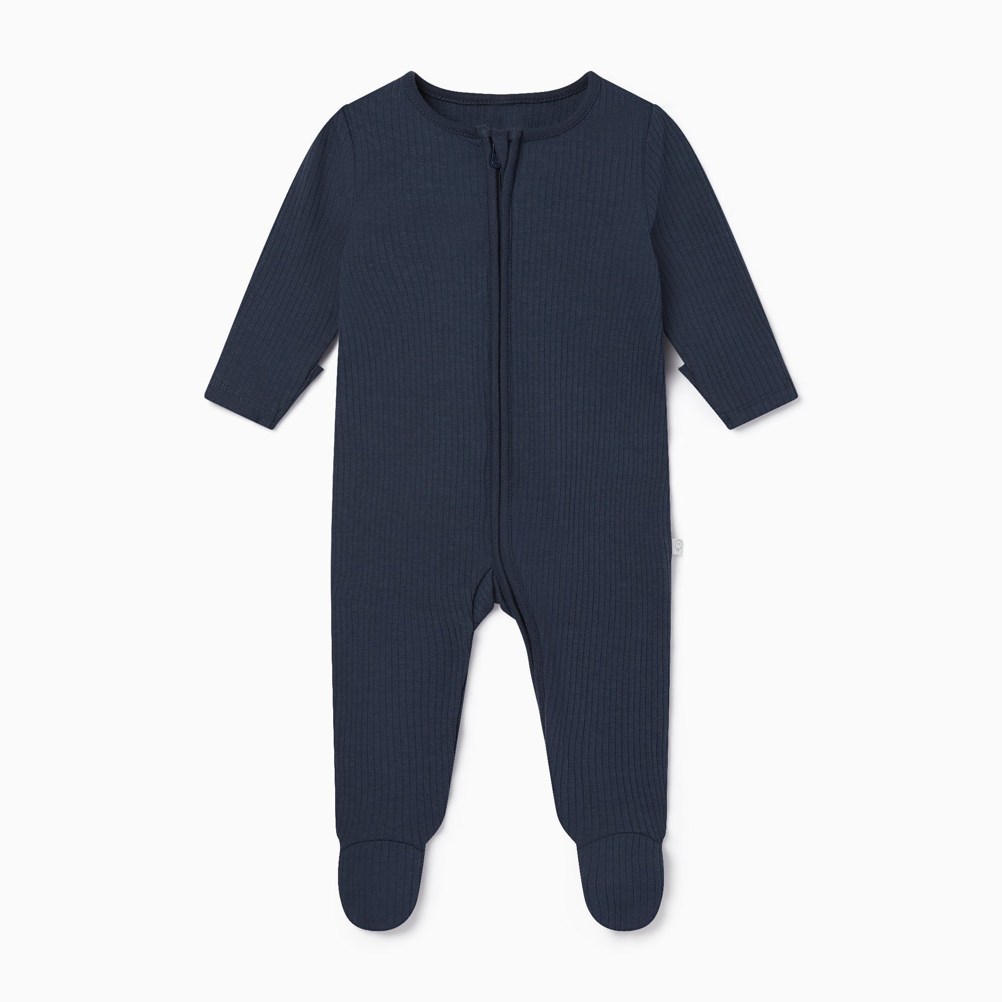 Bear Ribbed Clever Zip Sleepsuit