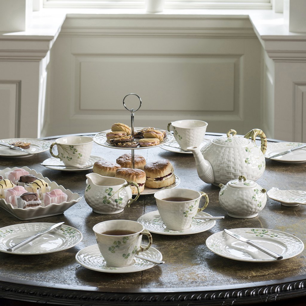 Belleek Shramrock Cup & Saucer