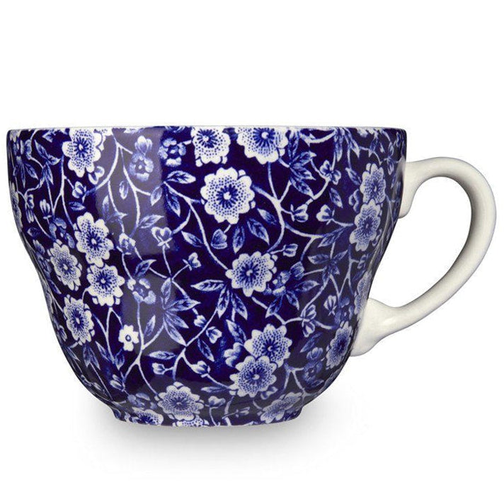 Burleigh Blue Calico Breakfast Cup 420ml/ 3/4pt