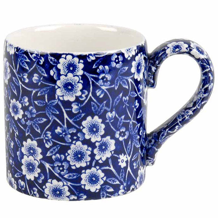 Burleigh Blue Calico Mug 284ml / 1/2 pt